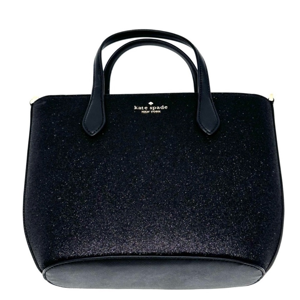 Kate Spade Glimmer Satchel Bag Black (NWT) - Picture 6 of 13